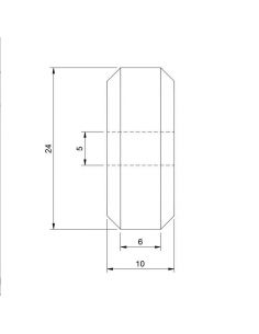 Roues / galets en POM avec roulements 625ZZ pour imprimante 3D et CNC