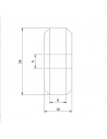 Roues / galets en POM avec roulements 625ZZ pour imprimante 3D et CNC