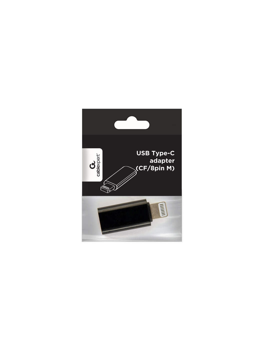 Apple Lightning USB C socket adapter black base