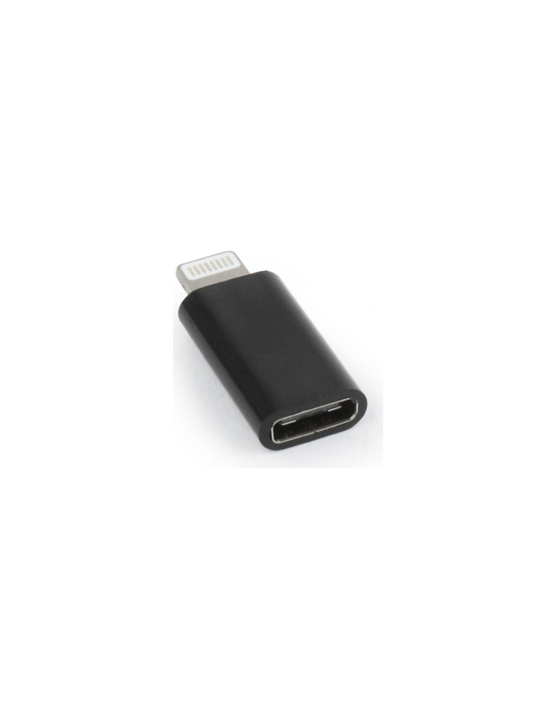 Apple Lightning USB C socket adapter black base