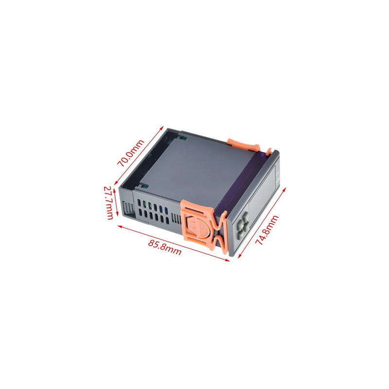 Greluma 1 Stück AC 110V-220V 10A Digitaler Temperaturregler, digitale  LED-Anzeige Heizung Kühlthermostat 2 Relaisausgänge mit 1 m NTC  10K-Sensorsonde : : Gewerbe, Industrie & Wissenschaft