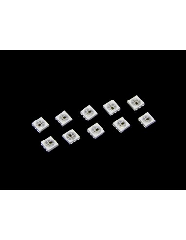 WS2812 RGB LED with Integrated Driver Chip (10 PCs pack - NeoPixel Compatible)