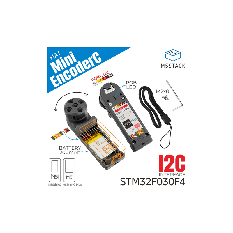 M5Stickc Mini Encoder 30 bits (STM32F030)
