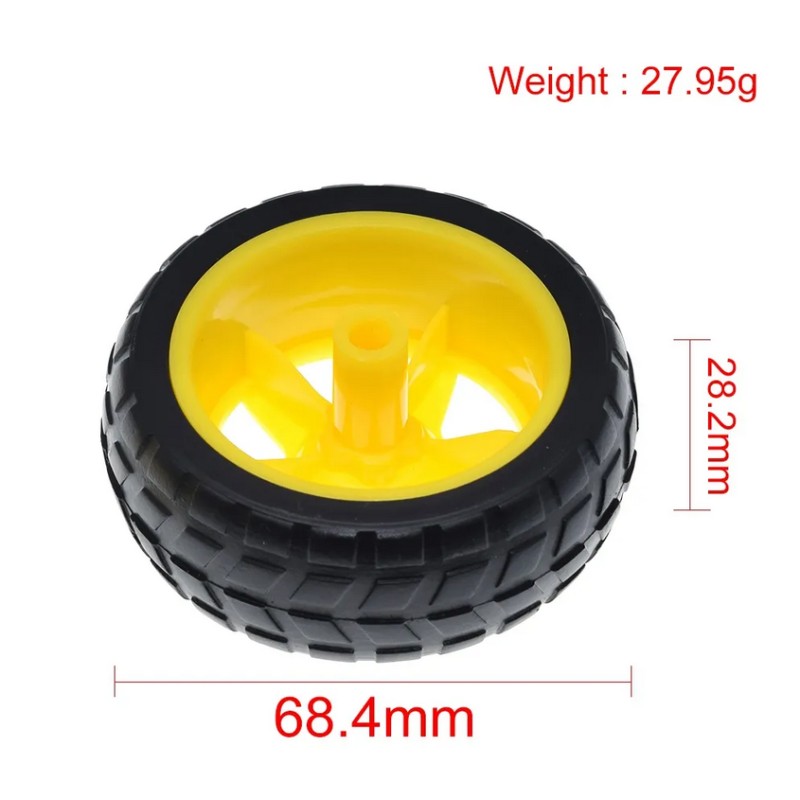 Roues Caoutchouc Anti-poulie Pour Robot Tondeuse Dreame A1 - Pièce Remplacement 2 Pièces, 110x40 Mm