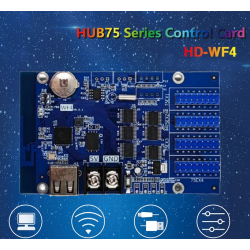 Wi-Fi and U-disk LED display control, HD-WF4, with 4 HUB75E ports