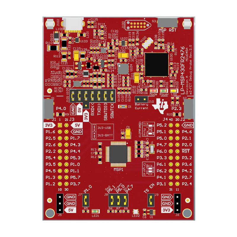 LaunchPad TI MSP430FR2476 Microcontroller dev kit