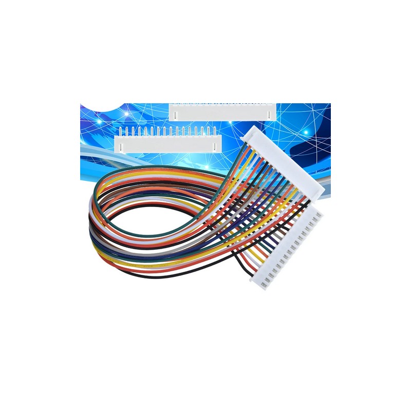 Câbles Ruban Plat IDC 20 Broches - 4 Pièces, Pas 2.54 Mm, Longueur 10 Cm, Connecteur FC-FC Pour PC, écrans LED
