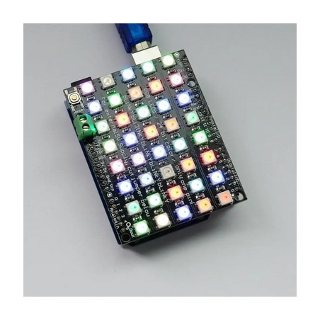 8x5 WS2812B RGB LED Matrix Shield for Arduino | HackSpark