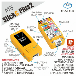M5StickC PLUS2 ESP32 Mini...
