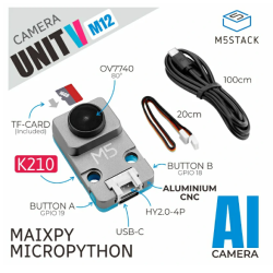 UnitV K210 AI Camera M12 Version M5Stack (OV7740)