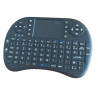 Mini clavier Azerty et pavé tactile sans fil (RF 2.4G, dongle USB, chargement USB)