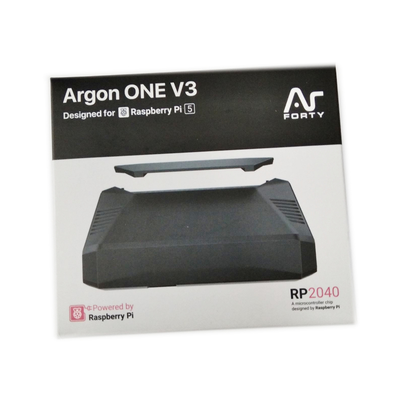 Argon V3 Pi5 Ventilated case aluminum for Raspberry Pi 5 ON / OFF