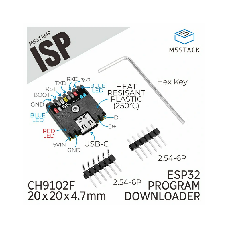 M5Stamp ISP Serial Programmer Module (CH9102) M5Stack