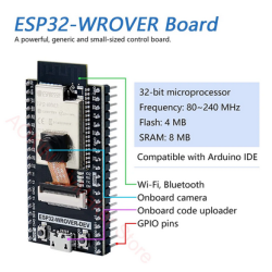 Module Devkit ESP32 WROVER-CAM OV2640 Wifi BT Micro USB