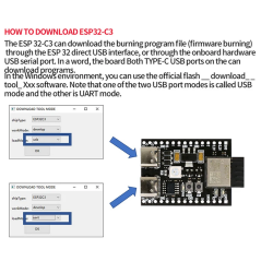 ESP32-C3-DevKitM-1,Type C, Wifi and Bluetooth 5.0