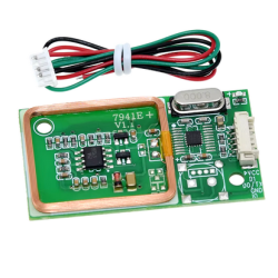 7491E lecteur RFID UART sans fil Tech, 3 broches, 125KHz, lecture de carte EM4100