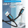 Type C Câble USB3 0.25M Usb type A to USB type C cable (0.25M)