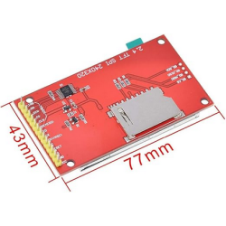 2.4" Touch ILI9341 240x320 SPI TFT LCD Display 2.4 Inch Touch Panel LCD 5V/3.3V with Touch Pen for Arduino