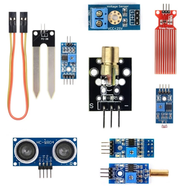 Sensor Kit For Raspberry Pi 22-Sensor Kit for Arduino and Raspberry Pi - Beginner | HackSpark