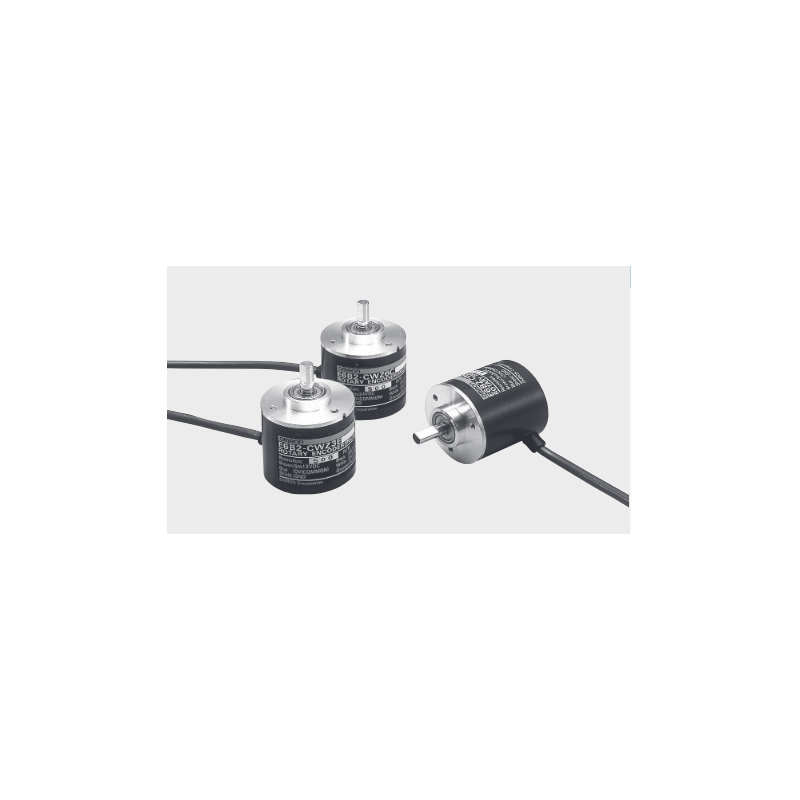 E6B2-CWZ6C incremental encoder, shaft Ø 6mm, NPN open collector, 1000 ppr