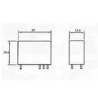 Relais 24V 10A 250VAC Songle SMIH-24VDC-SL-C