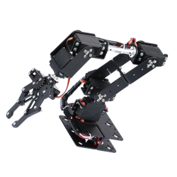 6-DOF Metal Robot Arm 50cm Kit for Raspberry Pi, (Robotique)