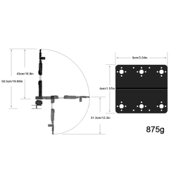 6-DOF Metal Robot Arm 50cm Kit for Raspberry Pi, (Robotique)