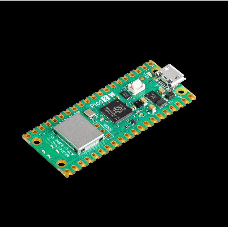 Raspberry Pi Pico 2W Cortex-M33 microUSB