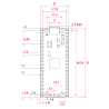 Raspberry Pi Pico 2W Cortex-M33 microUSB