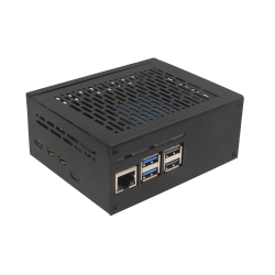 Geekworm X1201-C1 Metal Case for Raspberry Pi 5 X1201 UPS Shield