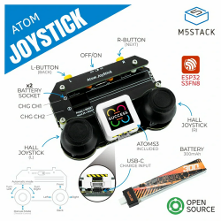 Joystick M5Atom avec M5AtomS3 pour quadricoptère