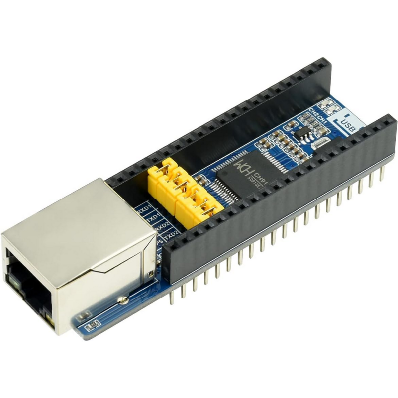 PICO Ethernet vers UART pour  Raspberry Pi Pico 10/100M