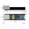 PICO Ethernet vers UART pour  Raspberry Pi Pico 10/100M