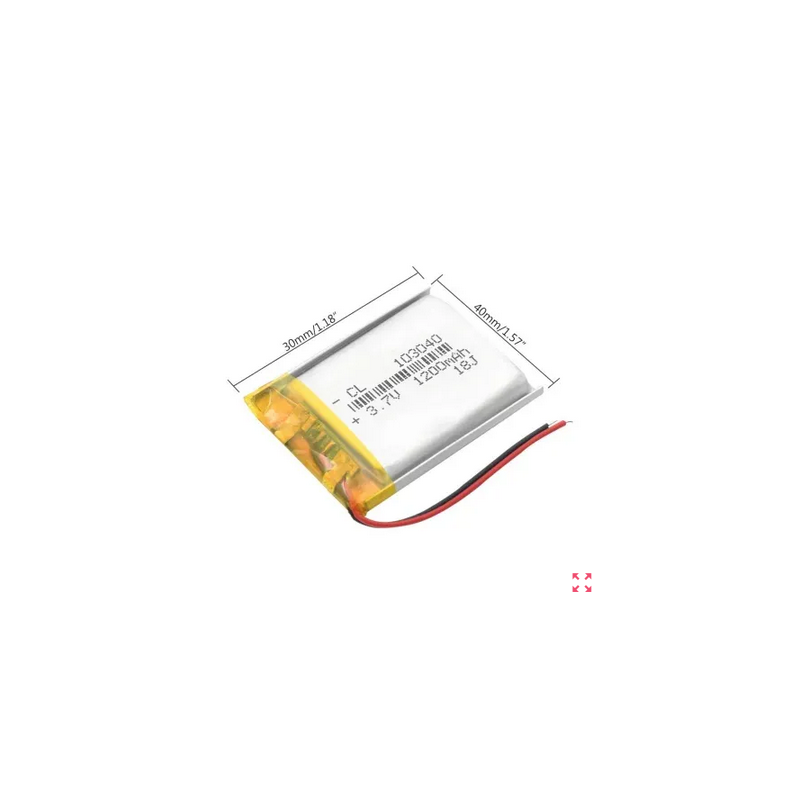 Lithium Polymer Battery - 1200mAh 3.7V