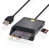 Lecteur de Carte à Puce- Smartcard Reader Plug et Play - LED Bus USB