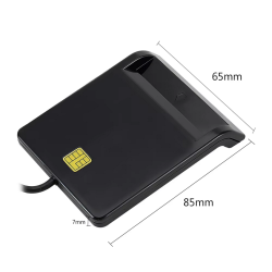 Lecteur de Carte à Puce- Smartcard Reader Plug et Play - LED Bus USB