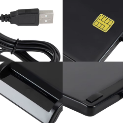 Smart Card Reader - Plug and Play Smartcard Reader - USB Bus LED