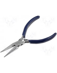 Pliers (precision, half-rounded nose, elongated 140mm)