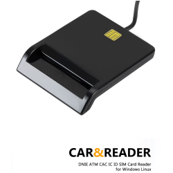 Smart Card Reader - Plug and Play Smartcard Reader - USB Bus LED
