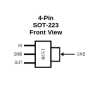 LDO Regulator, 3.3V, 800mA, SOT-223 3 + Tab Pins 1117 ( CMD SMD )