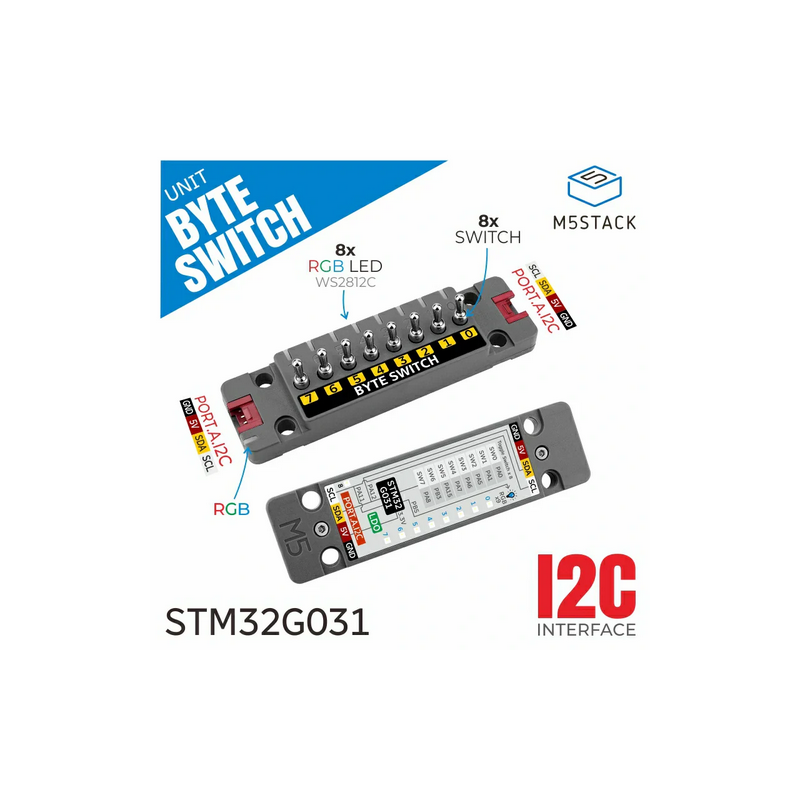 Byte Switch Unit with 8x Switches (STM32G031)