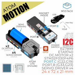 M5Stack ATOMIC Motion Kit...