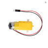 Deceleration DC motor + support wheels (gear/tire)