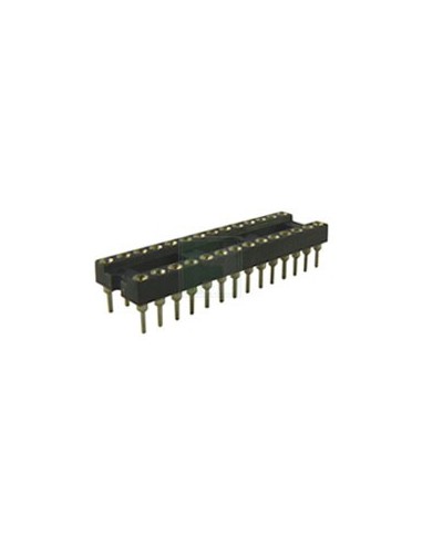 DIP28 socket 7.62mm gold-plated polyester UL94V-0 1A
