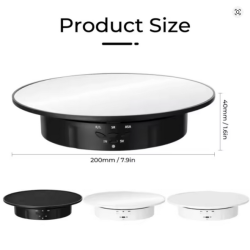 200mm 360 Degree Electric Rotating Turntable