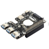 4G/5G Raspberry Pi 5 PCIe vers M.2 4G/5G SIMCom/Quectel et USB 3.2 HAT+ High-speed Networking