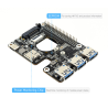 4G/5G Raspberry Pi 5 PCIe vers M.2 4G/5G SIMCom/Quectel et USB 3.2 HAT+ High-speed Networking