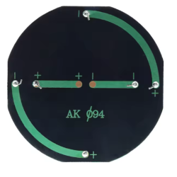 5.5V 180mA 0.99W panneau solaire polycristallin 90*90MM