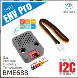 M5stack ENV Pro avec capteur de température, d'humidité, de pression et de gaz (BME688)