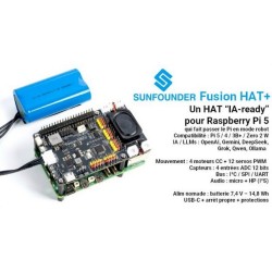 SunFounder Fusion HAT+ Expansion Board for Raspberry Pi 5/4/3B+/Zero 2W,